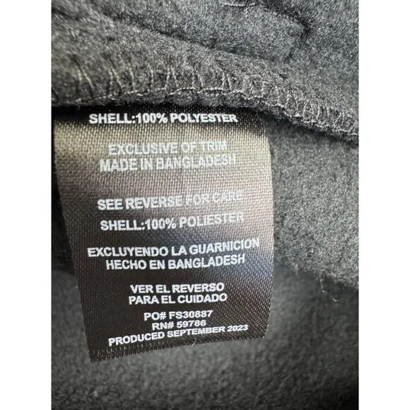 Mens Black Beverly Hills Polo Club Full-Zip Jacket 2X Polyester Expedition NWT - Picture 8 of 14